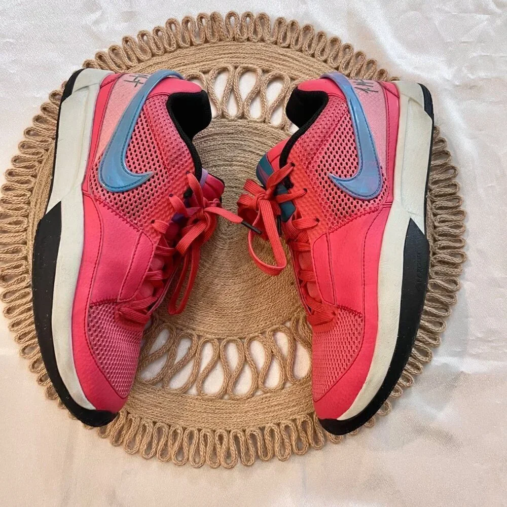 Nike Ja 1 Ember Glow Red Low Top Sneakers Size 8.5 DR8785-800